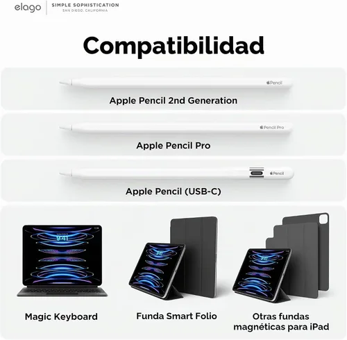 Vista 2 de Elago - Soporte metálico para Apple Pencil Series