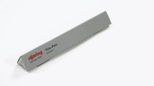Vista 2 de rOtring - Pluma multifunción, cuatro-en-una, portaminas de 0.5 mm con pluma negra/roja/azul en paquete triangular (502-700F)