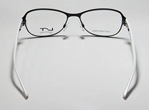 Vista 5 de Lightec By Morel 6961l MensWomens Designer Full-rim Spring Hinges Stainless Steel Trendy Genuine EyeglassesEyeglass Frame