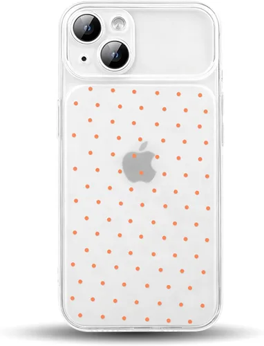 Vista 14 de NITITOP Funda para iPhone 17, diseño de lunares transparentes, color negro