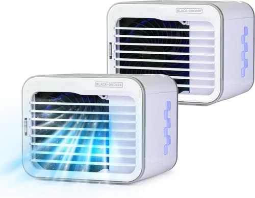 Vista 11 de BLACK+DECKER - Ventilador de caja sin marco de 9 pulgadas, ventilador de escritorio independiente con 3 configuraciones de velocidad, ventilador