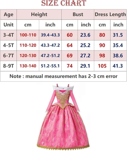 Vista 4 de Axaxa Princess Dress Up Birthday Party Fairy Costume for Toddler Girls Special Occasion Dresses
