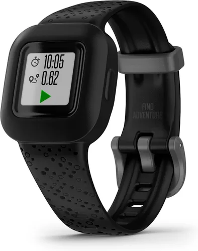 Vista 3 de Garmin vívofit jr. 3 - Rastreador de actividad física para niños, cósmico negro, hasta 1 año de duración de la batería, apto para nadar, desbloquea