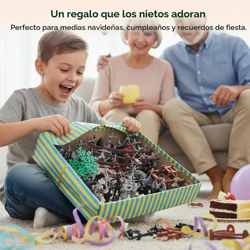 Vista 6 de Amor Present Juguetes de caballeros medievales, figuras de acción de caballero para niños Includes Cavalry, Foot Soldiers, Catapults Terrain. for