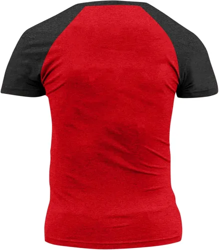Vista 4 de Camiseta de manga corta raglán para hombre del 4 de julio, camiseta casual para el Día de la Independencia, camiseta de entrenamiento