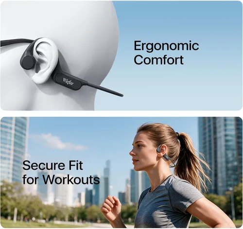 Vista 10 de Wigfar Bone Conduction Headphones, Open Ear Headphones, Bluetooth 6.0