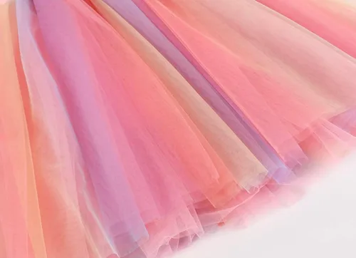Vista 5 de RJXDLT Vestido tutú para niñas pequeñas, vestidos de tul sin mangas