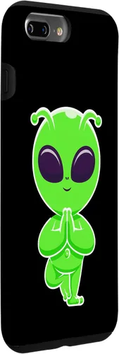 Vista 21 de iPhone 13 Pro Max Namaste Alien Respect gift Case