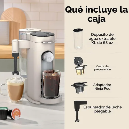 Vista 8 de Ninja XL - Cafetera de una sola porción - Máquina combinada, cápsulas K-Cup