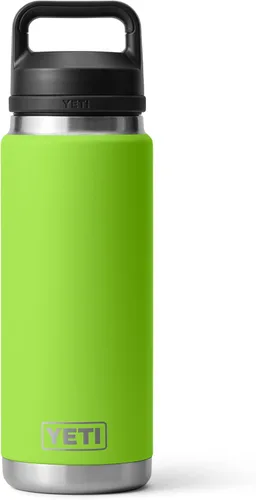 Vista 9 de YETI Rambler - Botella de 26 oz, aislada al vacío, de acero inoxidable con tapa Chug, color negro