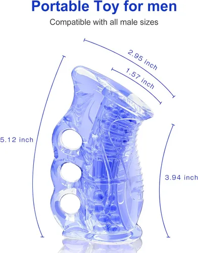 Vista 5 de Masturbador masculino juguetes sexuales adultos de bolsillo en forma de vagina, muñeca anal para masturbación masculina, herramienta