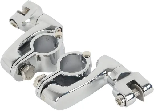 Vista 15 de TCT-MOTORPARTS Soportes de clavijas de pie de barra de carretera negro para Harley Touring 22/25/32/1.378 in