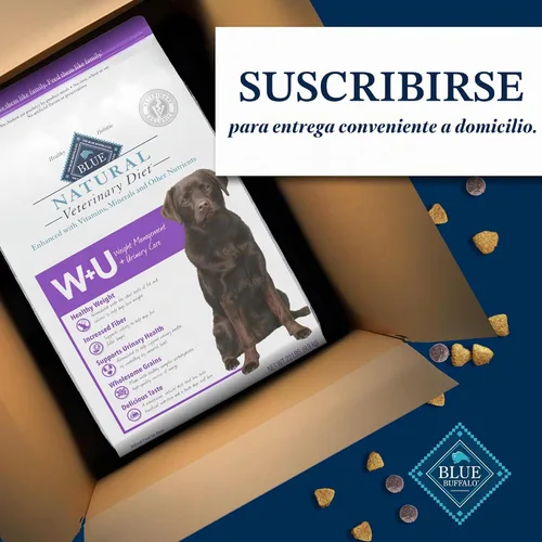 Vista 10 de Blue Buffalo Natural Veterinary Diet W+U - Alimento seco de pollo para Fórmula de control de peso y cuidado urinario, ingrediente #1 de pollo real