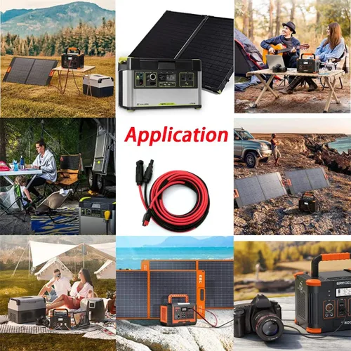 Vista 7 de Kits de paneles solares Cable de carga compatible con adaptador Anderson y conectores solares para centrales eléctricas portátiles, generadores