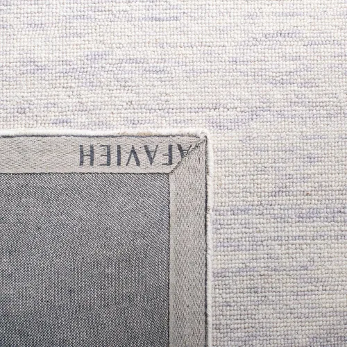 Vista 6 de SAFAVIEH Himalaya Collection - Alfombra decorativa de 2 x 3 pies, color plateado, hecho a mano, ideal para zonas de alto tráfico en entrada, sala