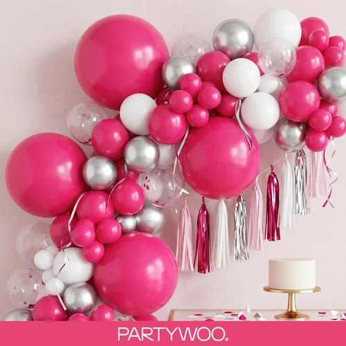 Vista 164 de PartyWoo 50 globos de látex color piel albaricoque, globos de helio boho de Albaricoque-f05