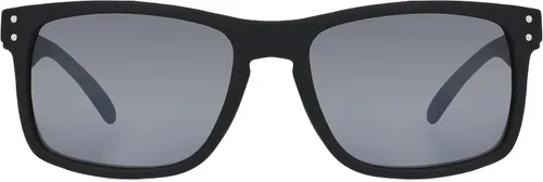 Vista 3 de Panama Jack Gafas de sol Silver Flash Classic Wayfarer para hombre, color negro, 56, Negro