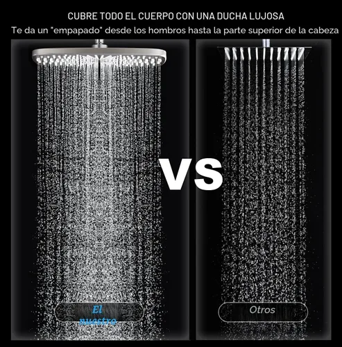 Vista 4 de Rain Shower Head with Handheld Showerhead, Nickel 1.75GPM 460311 Níquel