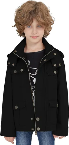 Vista 6 de WenVen - Chaqueta de algodón ligero con capucha para niño