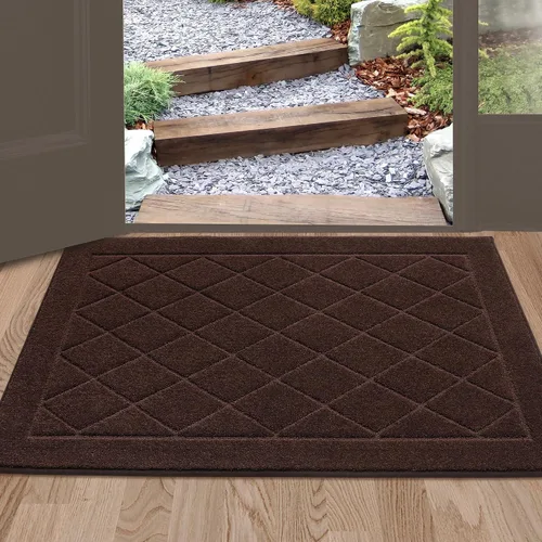Vista 41 de BEQHAUSE - Tapete para puerta de 20 x 32 pulgadas, antideslizante, color beige