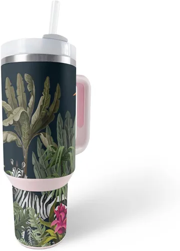 Vista 16 de MightySkins Skin - Vaso de vinilo compatible con Stanley The Quencher H2.0 FlowState de 40 onzas, Swirly, protectora, duradera y única, fácil