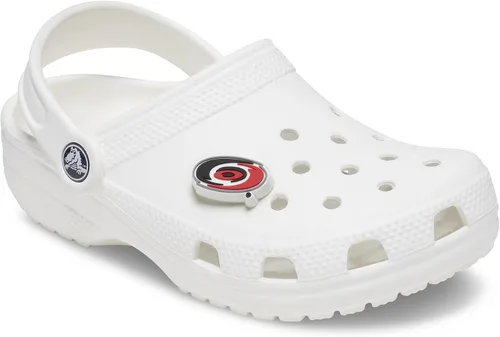 Vista 2 de Crocs Jibbitz NHL Hockey Team - Dijes deportivos para hombres y mujeres, Carolina Hurricanes, talla única, Carolina Hurricanes