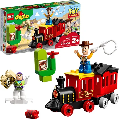 Vista 2 de LEGO DUPLO l Disney•Pixar Toy Story Train 10894 Ladrillos de construcción (21 piezas)