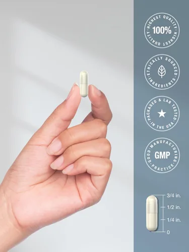 Vista 7 de Horbäach Orotato de litio 130 mg 180 cápsulas Sin OMG, sin gluten, vegano 5 mg de litio elemental biodisponible
