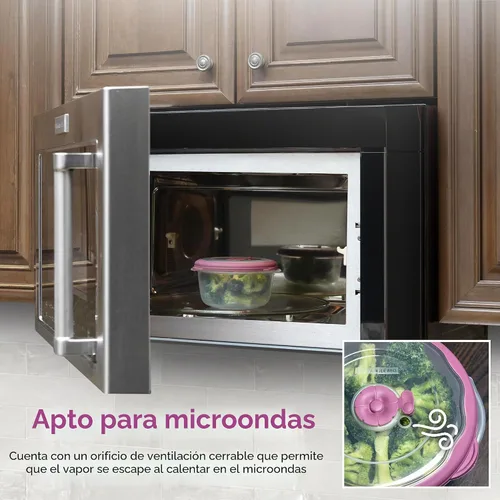 Vista 5 de Recipientes de plástico para sopa de 12 oz con tapas reutilizables, aptos para congelador, herméticos, recipientes de almacenamiento de alimentos