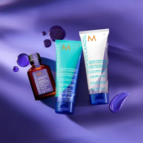 Vista 5 de Moroccanoil Rubio Perfeccionador Champú Púrpura
