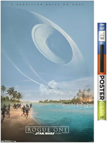 Vista 19 de Trends International Star Wars: Rogue One - Teaser Wall Poster, 14.725" x 22.375", Barnwood Framed Version
