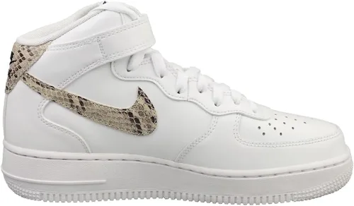 Vista 6 de Nike Air Force 1 Mid '07 Leather White 366731-100 para mujer
