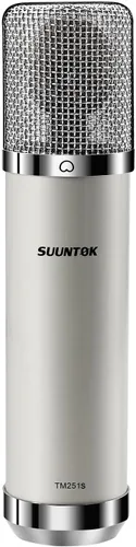 Vista 8 de SUUNTOK FET Micrófono condensador profesional XLR Micrófono de estudio con diafragma grande de 1.339 in, micrófono de grabación cardioide, Gris