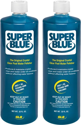 Vista 2 de GLB 71205-SP-02BX Super Blue - Clarificador de piscina, 64 onzas (el embalaje puede variar)