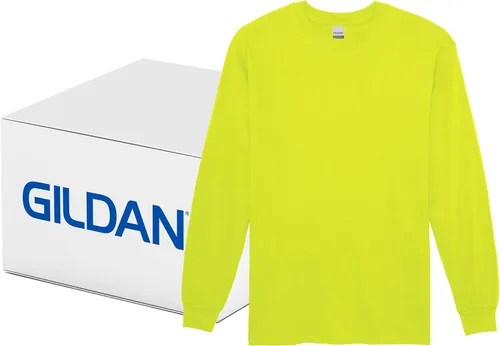 Vista 90 de Gildan - Camiseta de manga larga de algodón ultra estilo G2400 para adultos, paquete múltiple