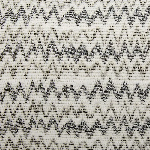 Vista 9 de Christopher Knight Home Sade Mid Century - Otomana de tela bohemia, patrón de zigzag gris claro
