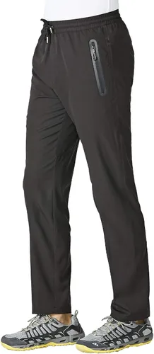 Vista 3 de TBMPOY - Pantalones deportivos ligeros para hombre transpirables para acampar pesca correr senderismo y hacer deportes