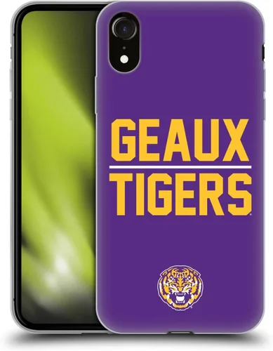 Vista 76 de Head Case Designs Funda de gel suave con licencia oficial de la Universidad Estatal de Louisiana LSU Camou compatible con Apple iPhone 7 Plus/iPhone