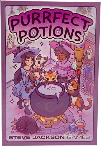 Vista 7 de Purrfect Potions: Juego de dados y azulejos para familiares: pociones de preparación con familiares de gatos para mayores de 8 años, 2-4 jugadores