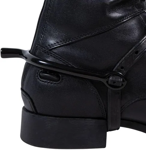 Vista 2 de Schneiders FES Ladies Prince of Wales Black Spurs Accesorio esencial para montar a caballo Acabado con recubrimiento en polvo negro Ideal