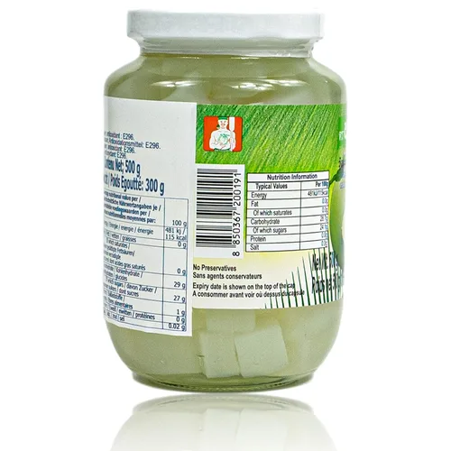 Vista 3 de [Chaokoh] Gel de coco en almíbar Peso neto: 17.64 oz. De Tailandia