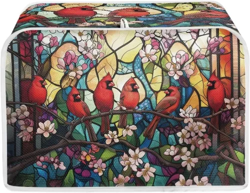 Vista 49 de Talayituse Autumn Maple Leaf Print Toaster Cover 2 Slice Bread Toaster Oven Cover Washable Toasters Dust Covers Kitchen Small Appliance Covers