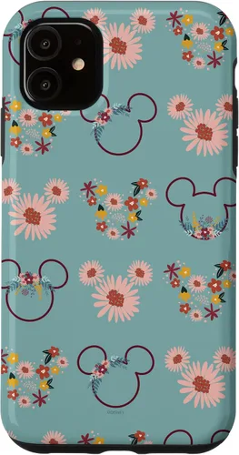 Vista 8 de Funda con estampado de flores y margaritas de Mickey Mouse para iPhone 16 Disney