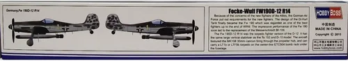 Vista 2 de Hobby Boss Kit de modelo Focke-Wulf FW190D-12 R14