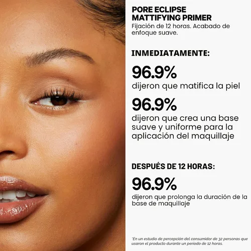 Vista 2 de Milk Makeup Pore Eclipse Mattifying Primer – Blurs Pores, Controls Shine + Holds Makeup for Up to 12 Hours – Creates a Smooth, Even Base for a Soft