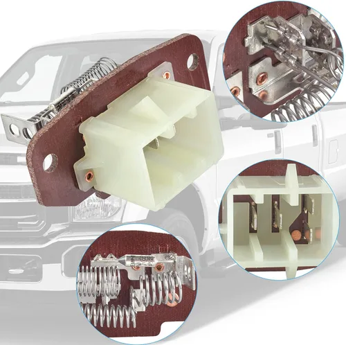 Vista 6 de Resistencia del motor del soplador HVAC 973-013 compatible con Ford E-150 E-250 E-350 E-450 E-550 1999-2007, F-250 F-350 F-450 F-550 Super Duty