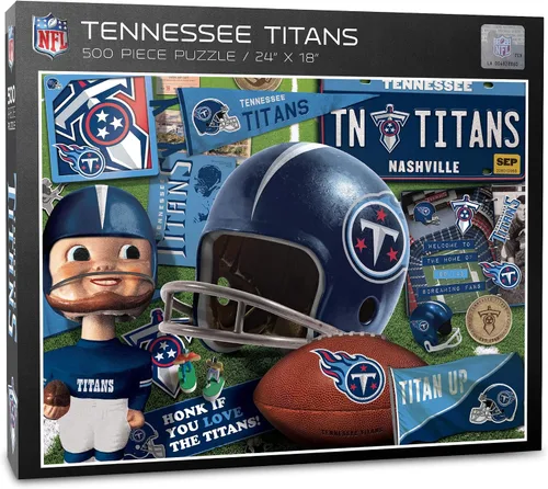 Vista 24 de YouTheFan - Rompecabezas serie retro NFL, 500 piezas