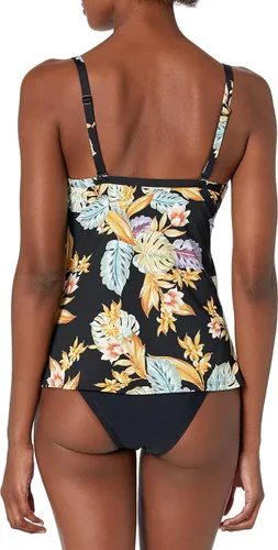 Vista 2 de Skye Top de traje de baño tankini con cuello en V para mujer