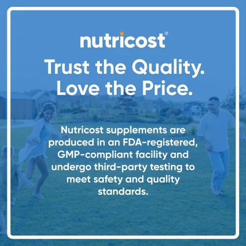 Vista 8 de Nutricost ácido fólico (Vitamina B9) 1000 mcg, 240 Cápsulas, 1 botella, 1