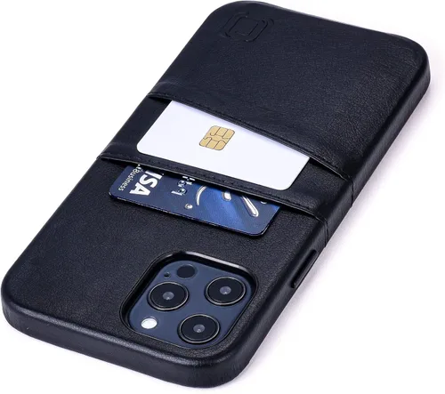Vista 18 de Dockem Funda tipo cartera para iPhone 12 y iPhone 12 Pro: Placa de metal integrada para montaje magnético y 2 tarjeteros de crédito: 6.1" Exec M2